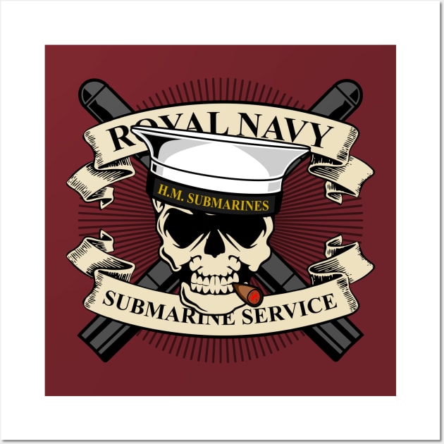 Royal Navy Submarine Service Wall Art by Firemission45